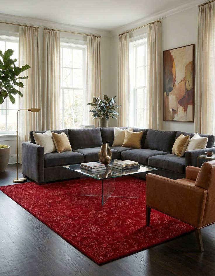 Detail image of 7' 3 x 9' 8 Modern Nila Rug