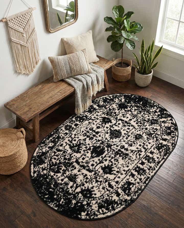 3' x 5' 3 Oregon Oval Rug