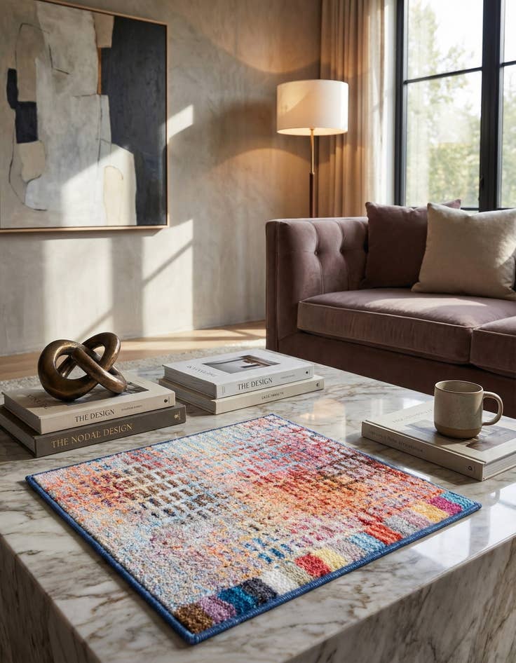 Detail image of Jill Zarin 1' 8 x 1' 8 Downtown Sample Rug