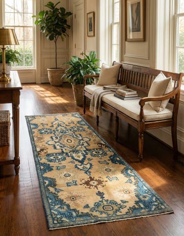 2' 7 x 7' 5 Hamedan Runner Rug