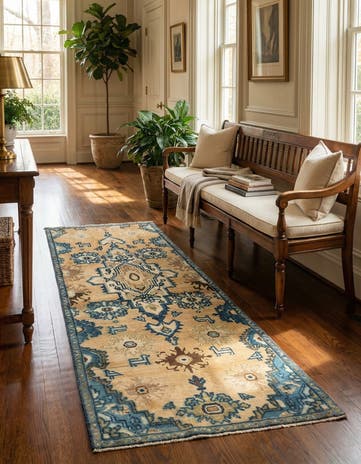 2' 7 x 7' 5 Hamedan Runner Rug