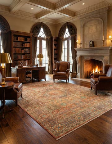 6' 8 x 10' Hand Knotted Amina Rug