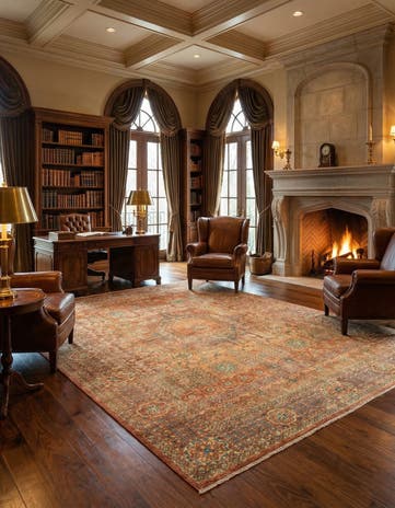 6' 8 x 10' Hand Knotted Amina Rug