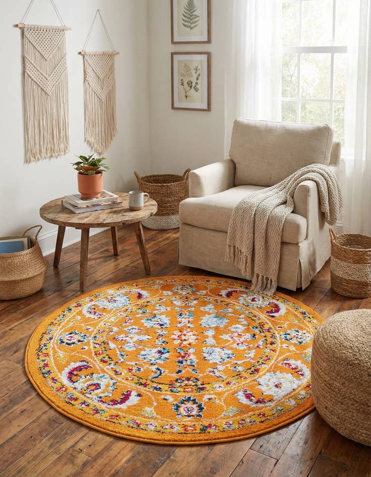 Detail image of 3' x 3' Aurelia Round Rug