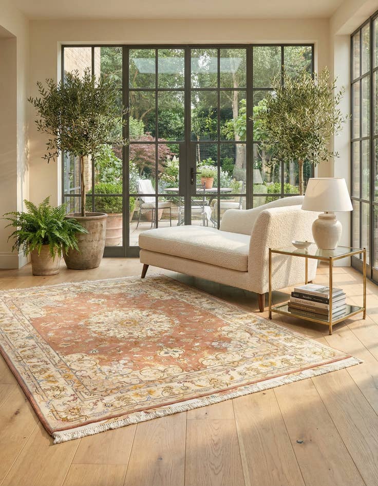 Detail image of  4' 11 x 6' 11 Tabriz Rug