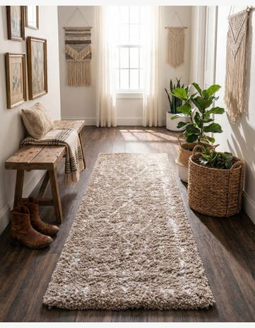 2' 7 x 10' Marrakesh Shag Runner Rug