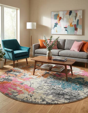 8' x 8' Delilah Round Rug