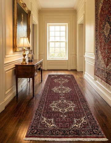 2' 5 x 9' Bidjar Wool Runner Rug