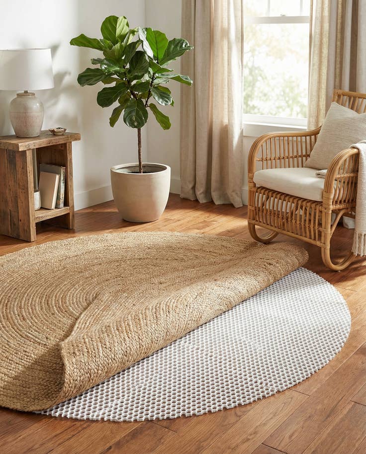 Detail image of 8' x 8' Round Non-Slip Rug Pad