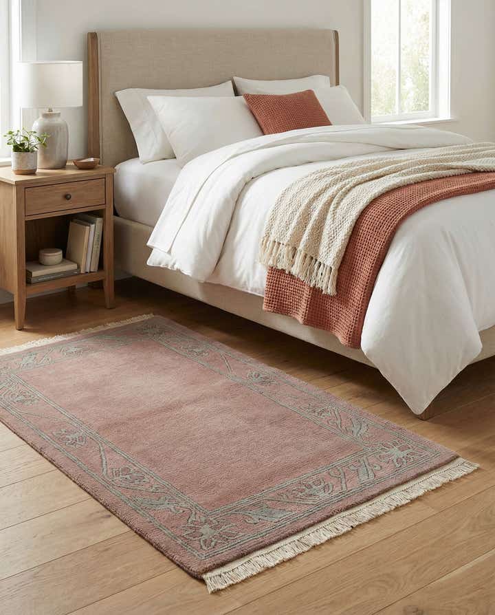2' 6 x 4' 5 Hand Knotted Nepal Wool Rug