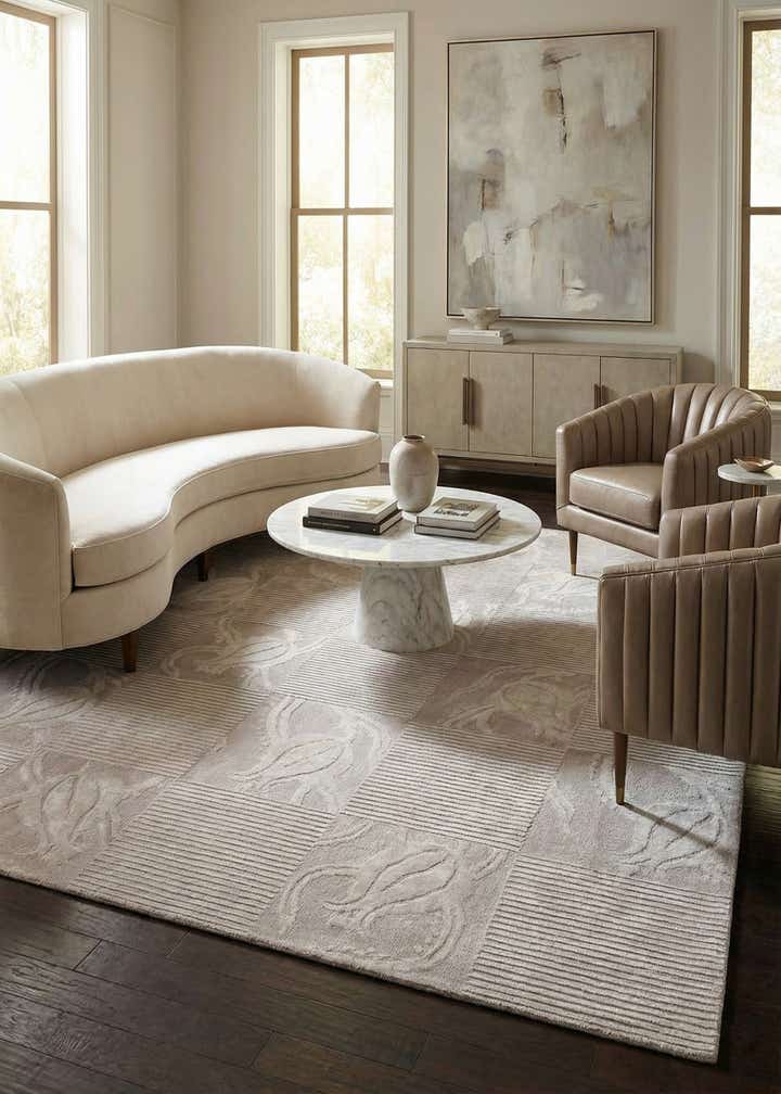 8' x 9' 10 Hand Knotted Darya Wool Rug