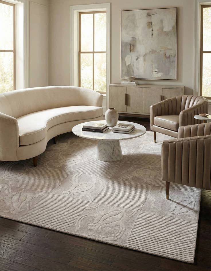 Detail image of 8' x 9' 10 Hand Knotted Darya Wool Rug