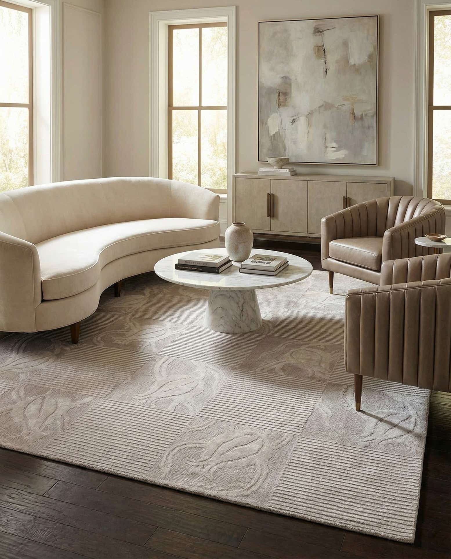 8' x 9' 10 Hand Knotted Darya Wool Rug