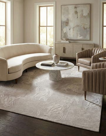 8' x 9' 10 Hand Knotted Darya Wool Rug