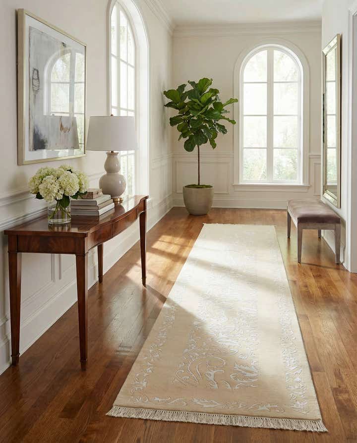 2' 8 x 13' Hand Knotted Darya Wool Runner Rug