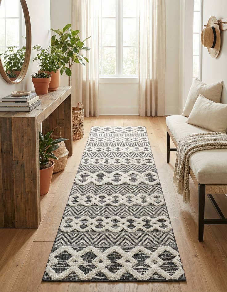 Detail image of  2' 7 x 12' Sabrina Soto Casa Valencia Runner Rug