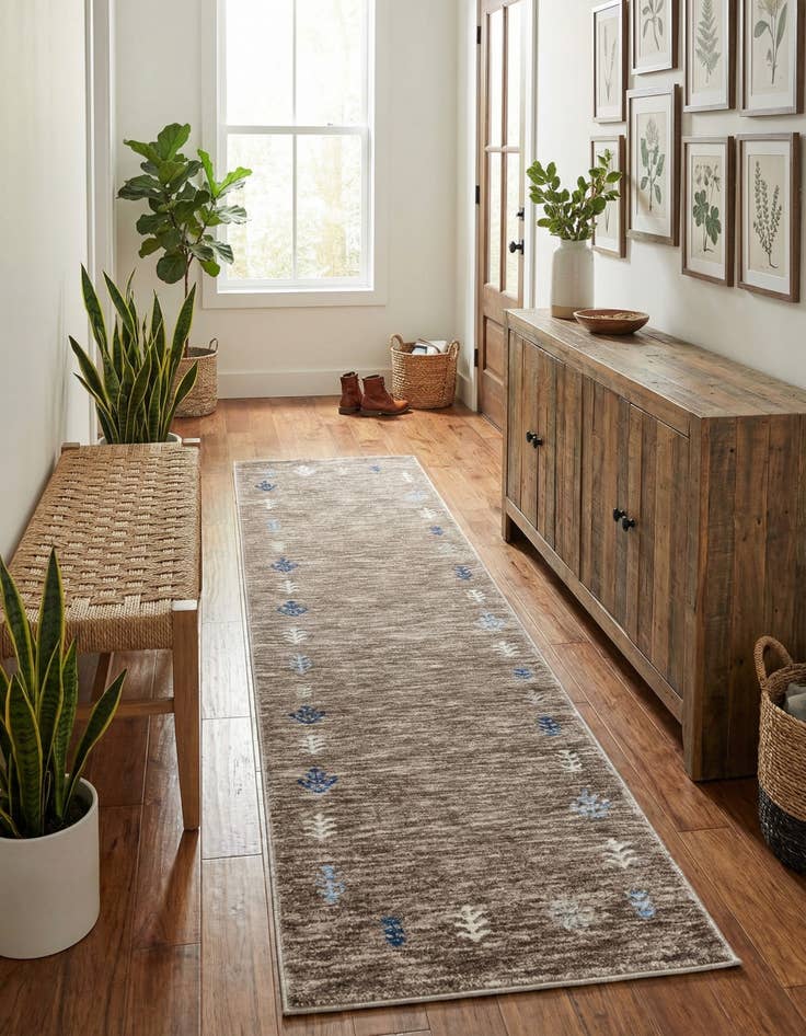 Detail image of 2' x 8' Gabbeh Runner Rug