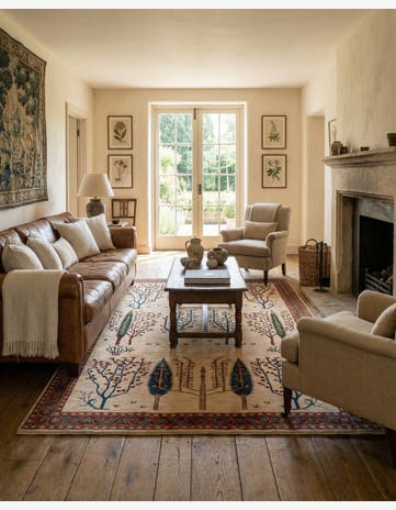 6' 10 x 9' 11 Luribaft Wool Rug