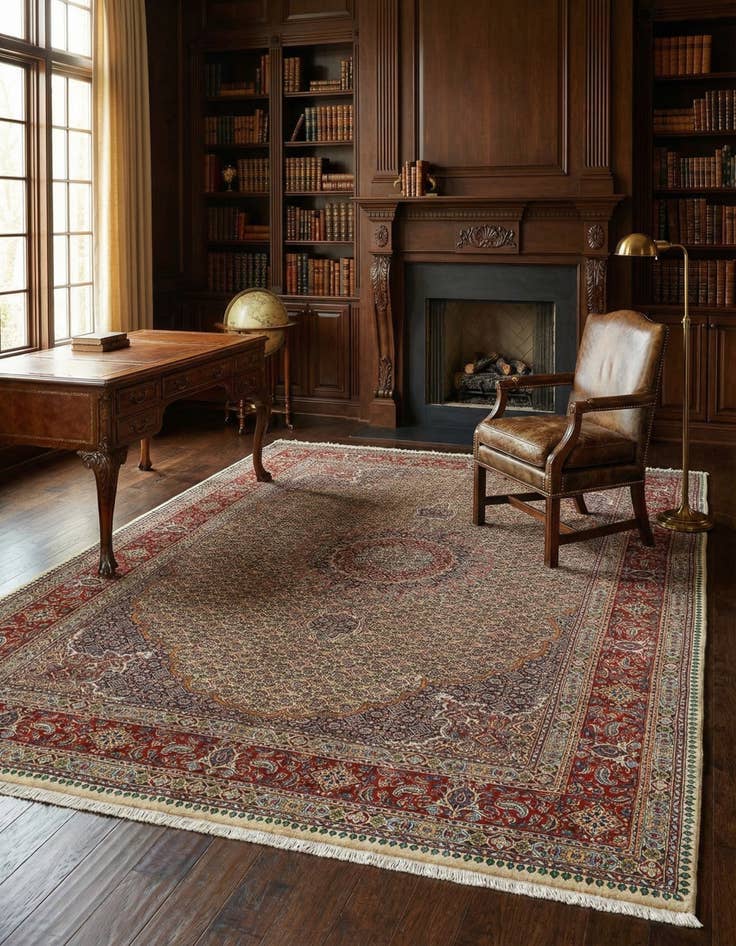 Detail image of 6' 7 x 9' 6 Mood Wool Rug