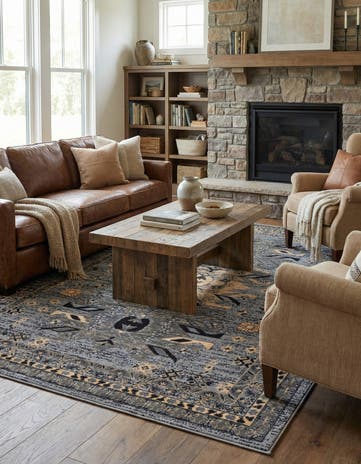 Gray Heris Rug