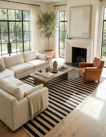 8' 5 x 11' 3 Hand Woven Kilim Modern Wool Rug