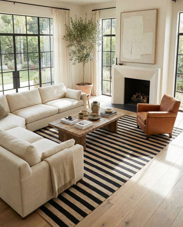8' 5 x 11' 3 Hand Woven Kilim Modern Wool Rug