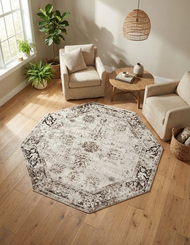 7' 10 x 7' 10 Monte Carlo Octagon Rug