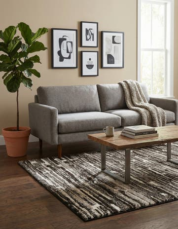 4' x 6' Sepia Rug
