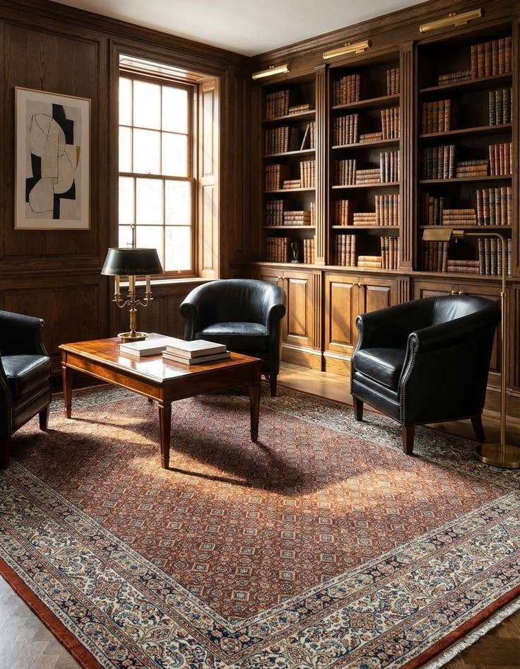 Detail image of  6' 5 x 9' 6 Mood Wool Rug