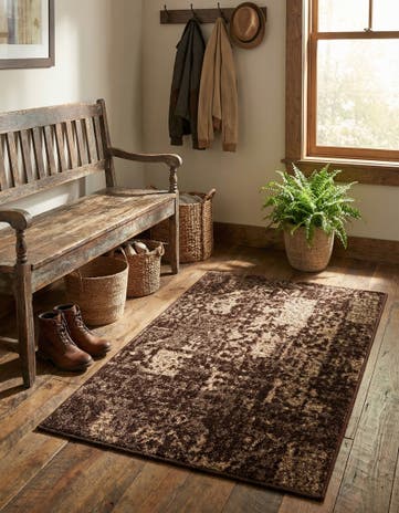 Brown Harvest Rug