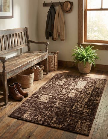 Brown Harvest Rug
