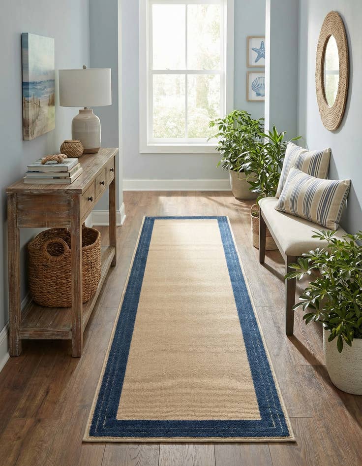 Detail image of 2' x 10' Easy-Clean Aruba Indoor / Outdoor Runner Rug