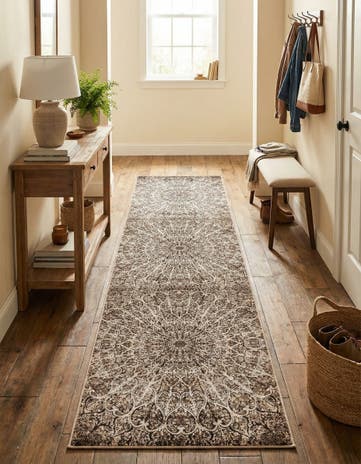 Brown Monte Carlo Runner Rug