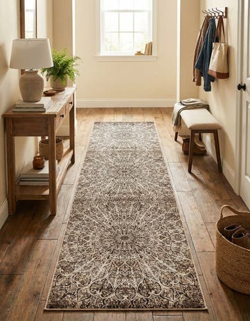 Brown Monte Carlo Runner Rug