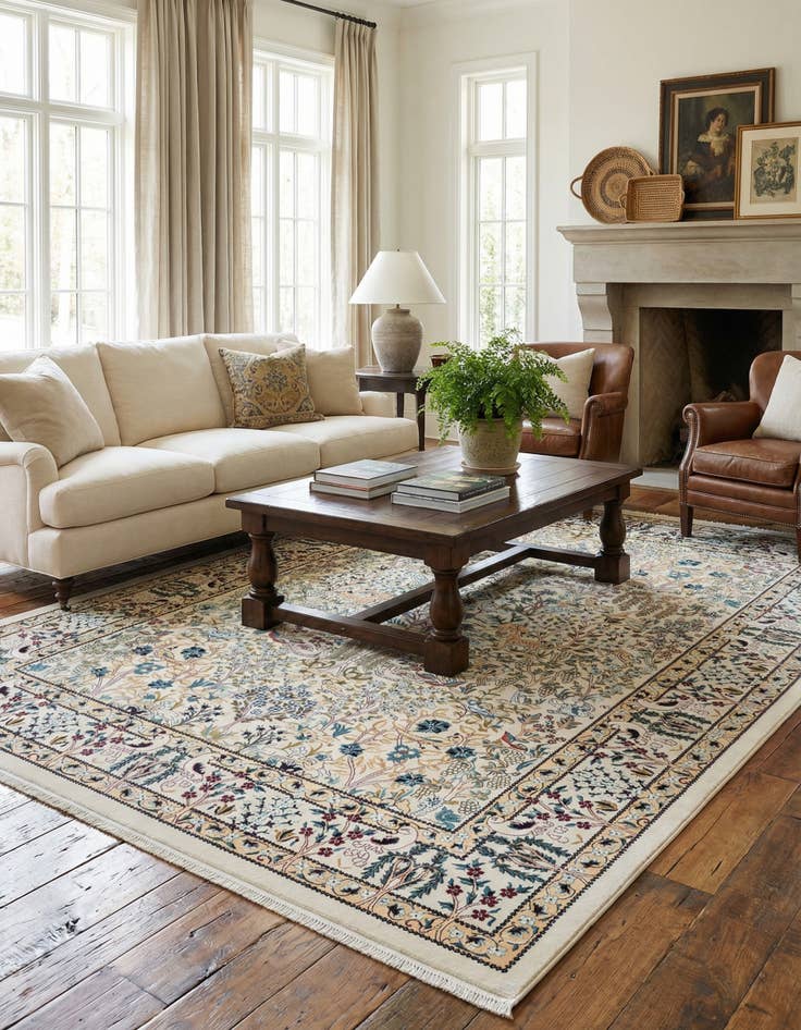 Detail image of 10' x 13' Nain Design Rug