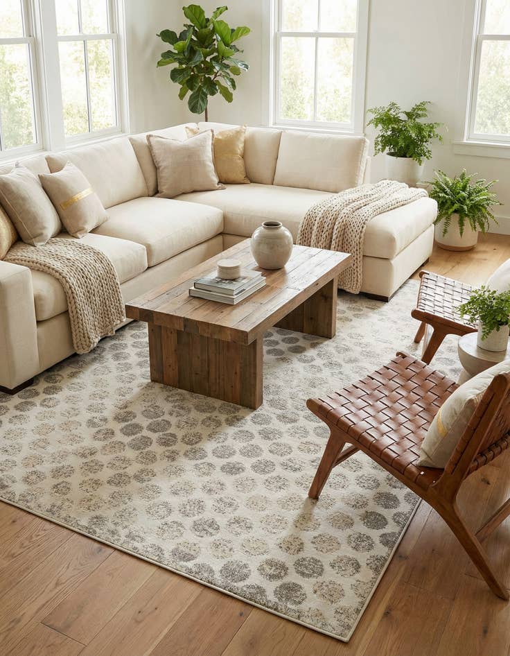 Detail image of 10' x 14'  Washable Sabrina Soto Indoor / Outdoor Rug