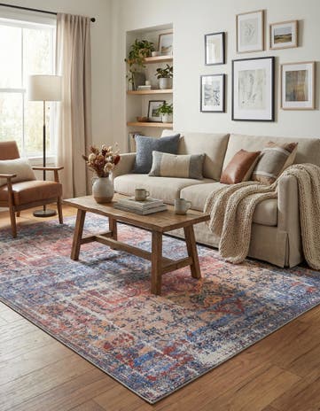 7' 10 x 11' Washable Francesca Rug