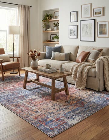 7' 10 x 11' Washable Francesca Rug