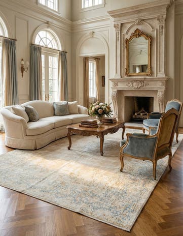 9' 5 x 13' 5 Vintage Royal Wool Rug