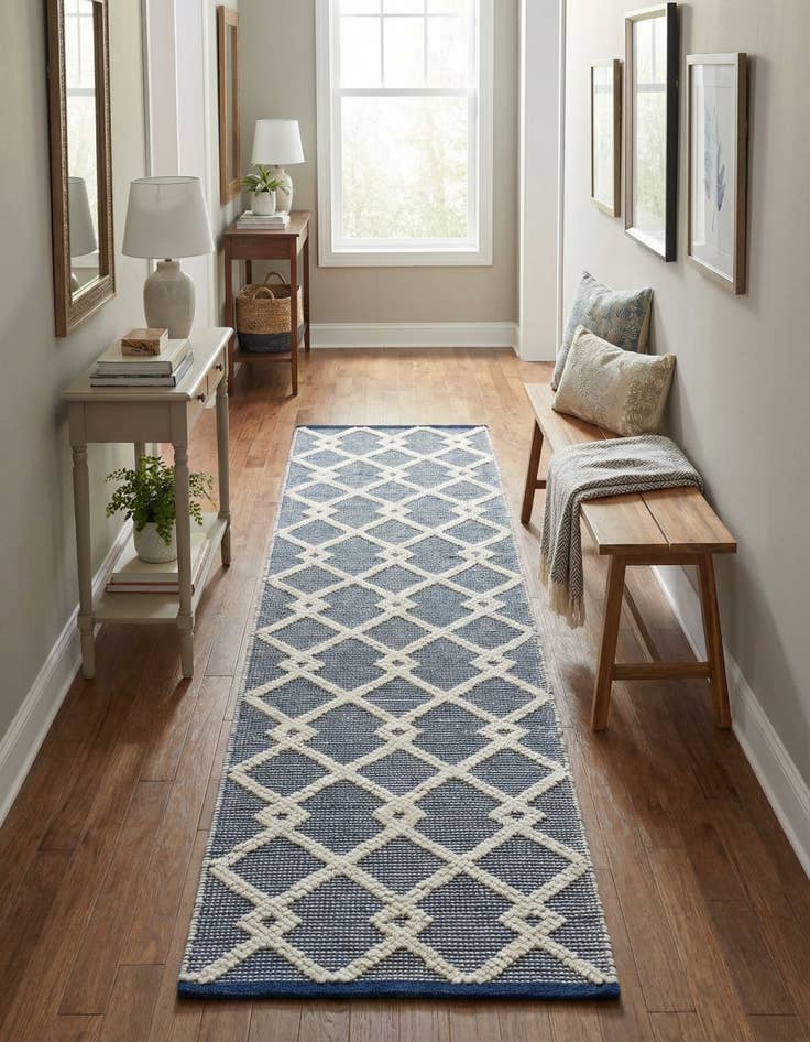 Detail image of  2' x 8'  Hand Knotted Jill Zarin Dorset Runner Rug