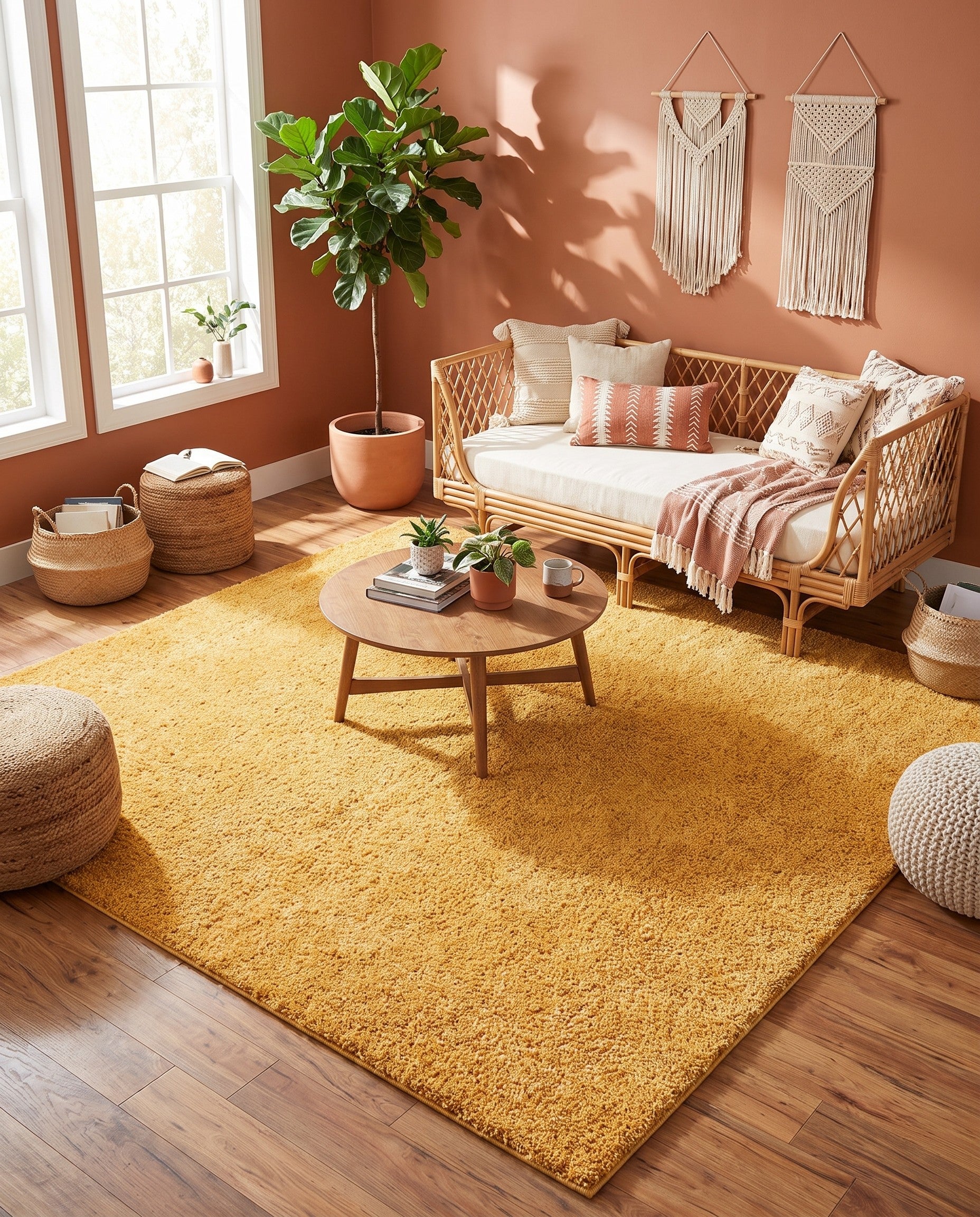 10' x 10' Zermatt Shag Square Rug