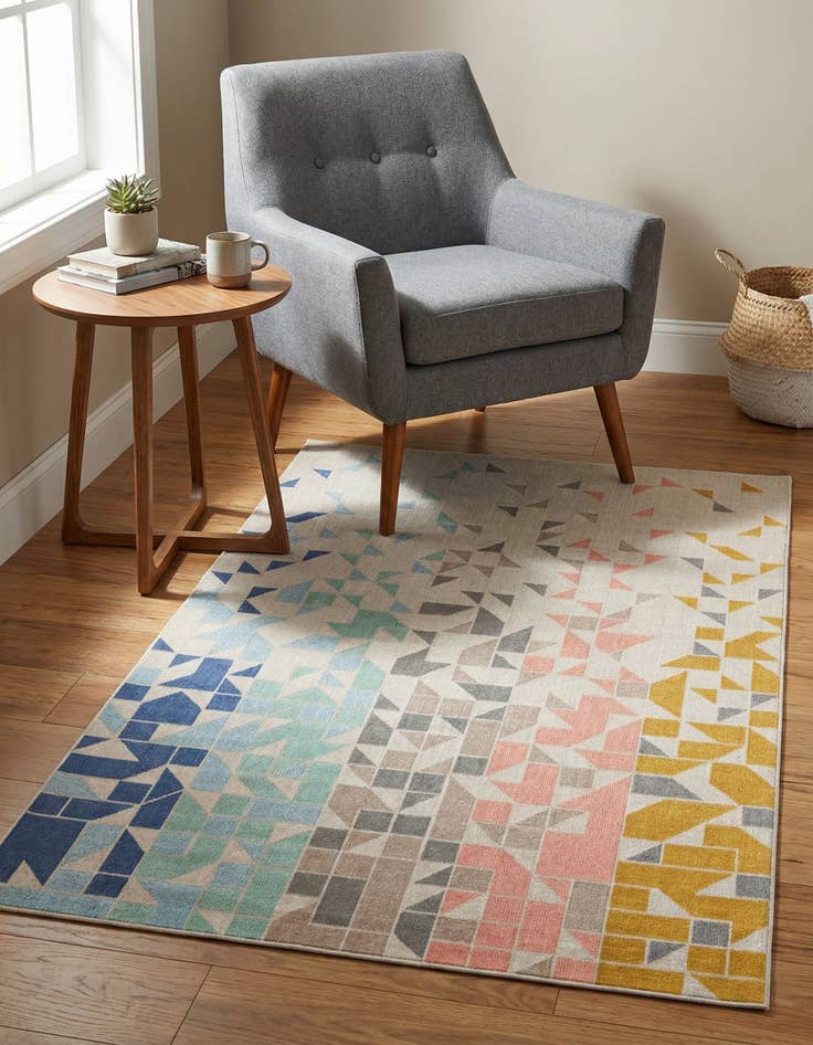 Detail image of  1' 4 x 1' 4 Lotus Sample Rug