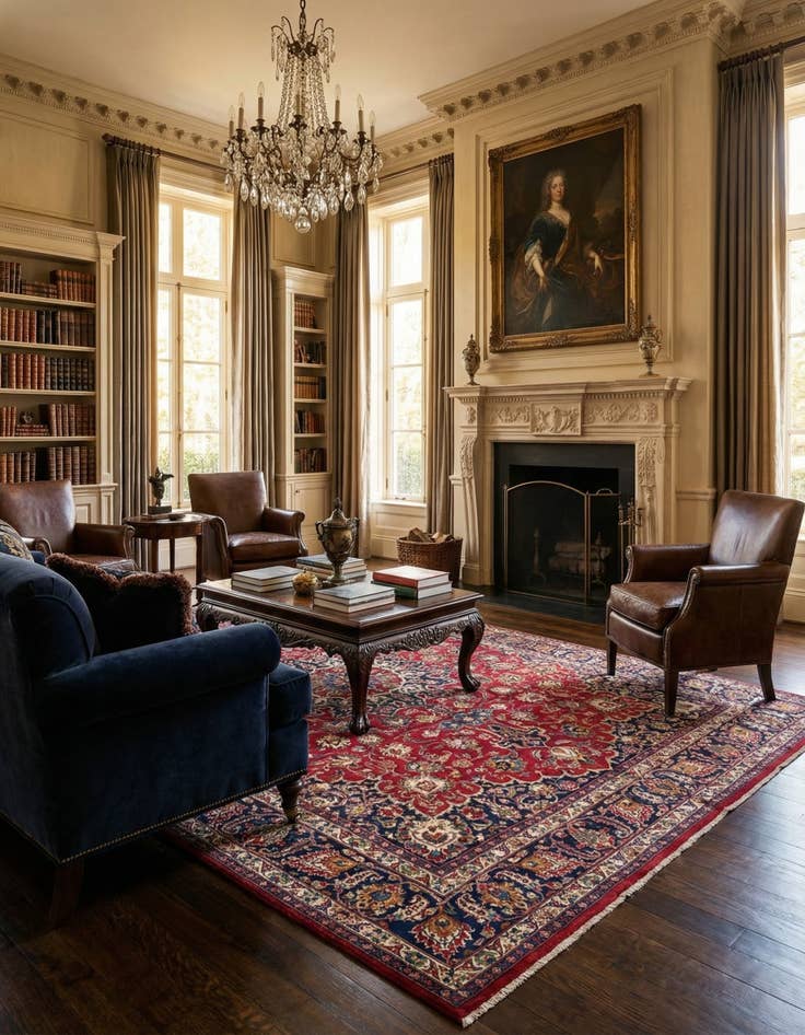 Detail image of  9' 9 x 12' 8  Hand Knotted Mashad Persian Wool Rug