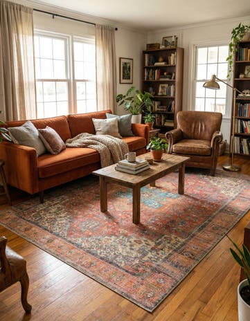 7' 10 x 10' Washable Timeless Rug