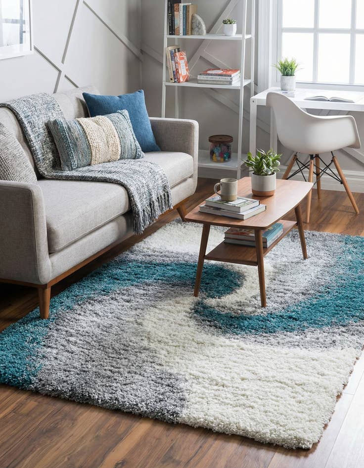 Detail image of  3' 3 x 5' 3 Soft Touch Shag Rug