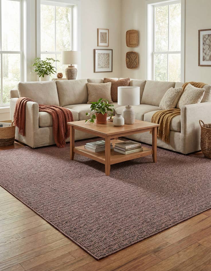 Detail image of  7' x 10'  Washable Modern Indoor / Outdoor Rug