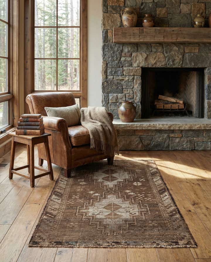 2' 8 x 4' 8 Hand Knotted Ultra Vintage Wool Rug