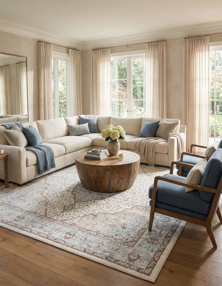 Detail image of 10' x 10' Nyla Square Rug