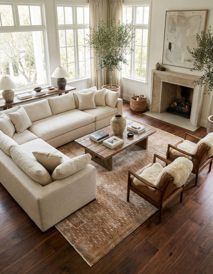 Detail image of  8' 1 x 11'  Hand Knotted Ultra Vintage Persian Wool Rug