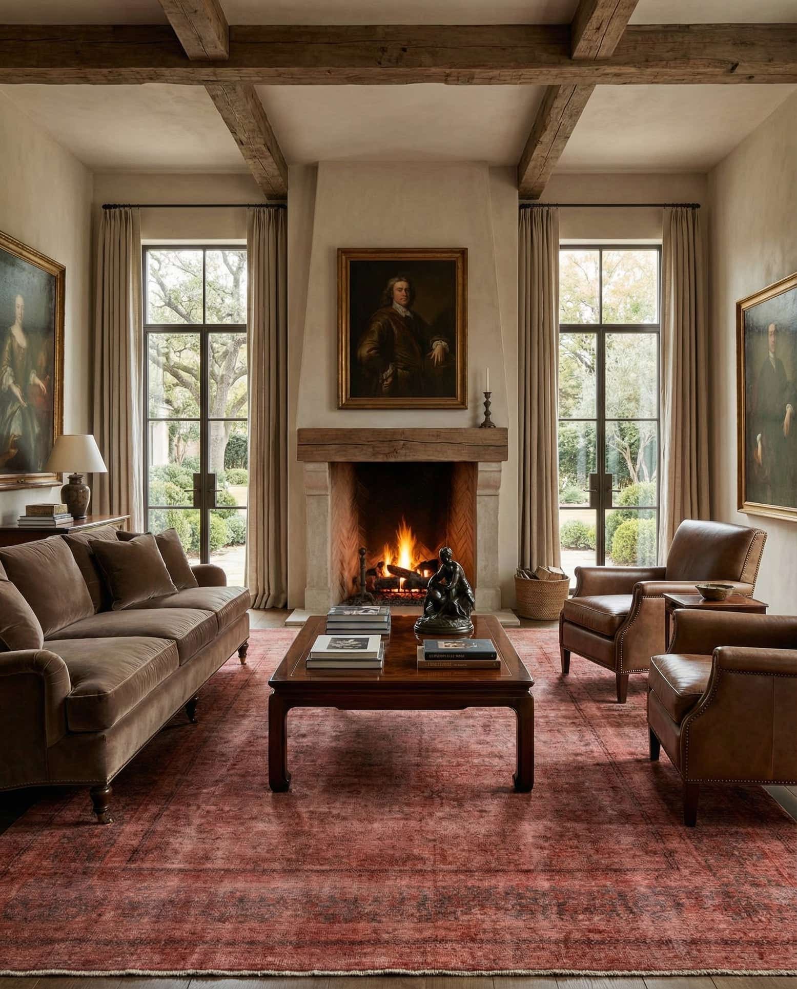 9' 10 x 13' 1 Vintage Royal Wool Rug